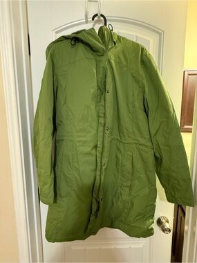 L.L. Bean Olive Green Hooded Insulated Parka